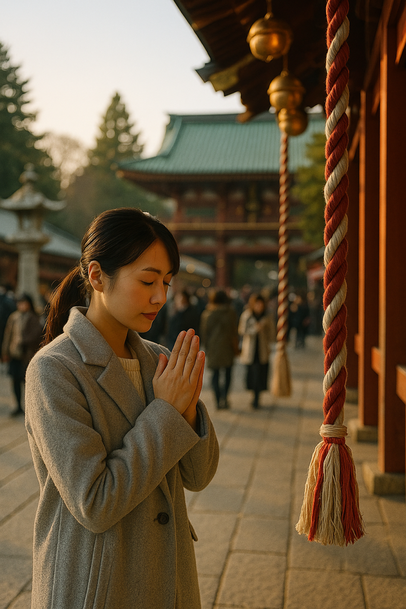 Hatsumode at Meiji Jingu in Tokyo