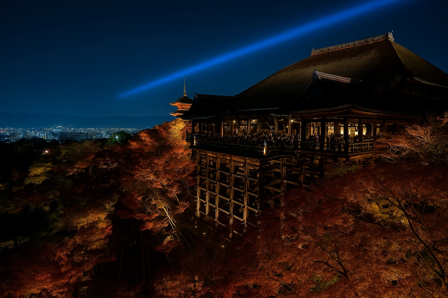Kiyomizu-dera night illumination