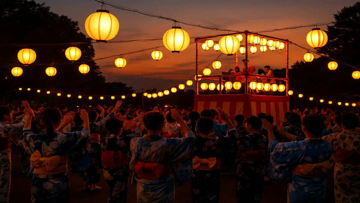 Obon neighborhood dances