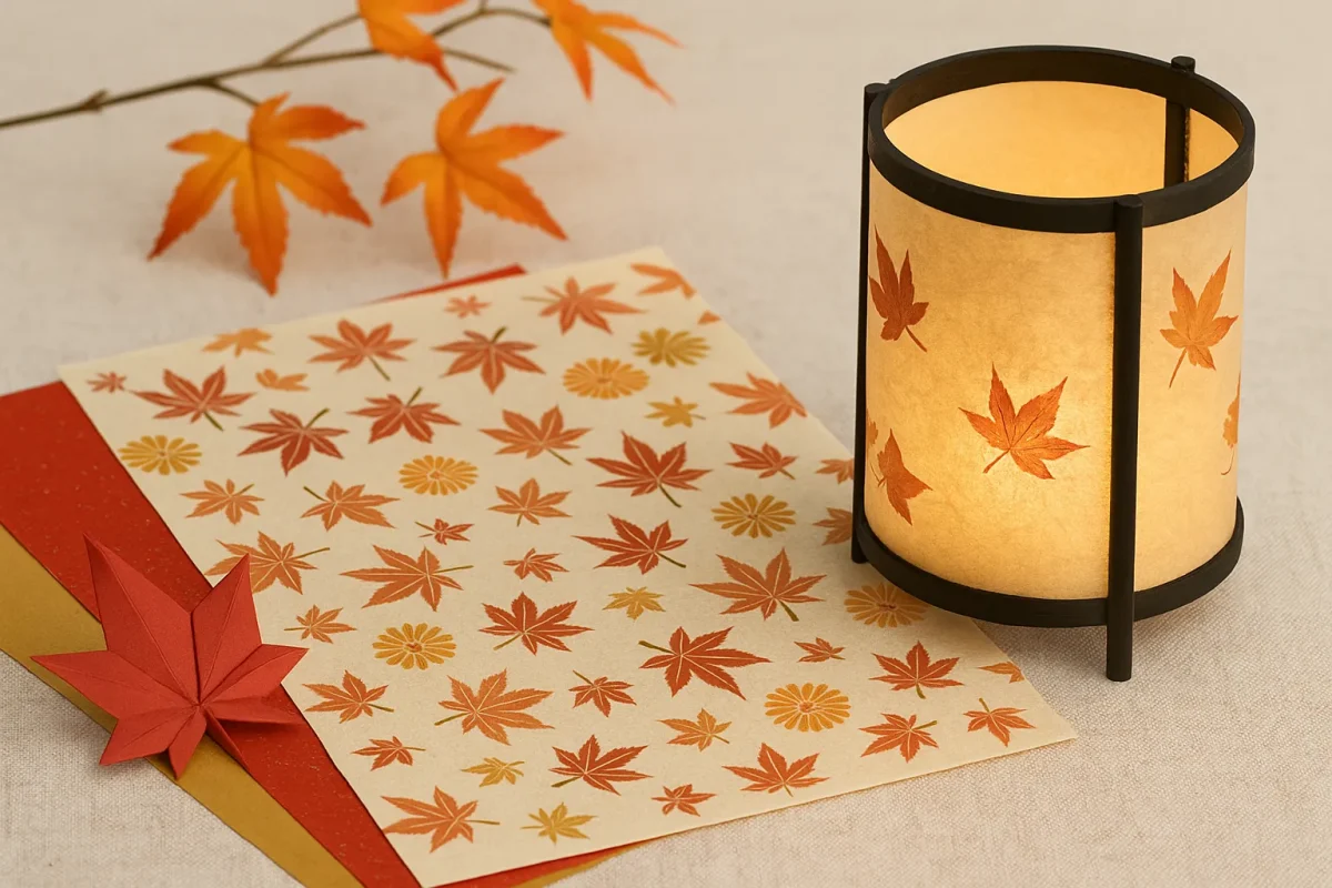Washi and Autumn Crafts in Japan