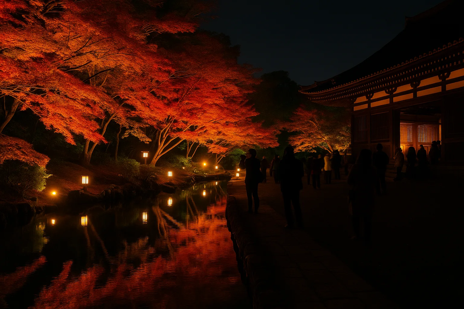 Autumn Light Up Etiquette – Garden & Temple Night Illuminations