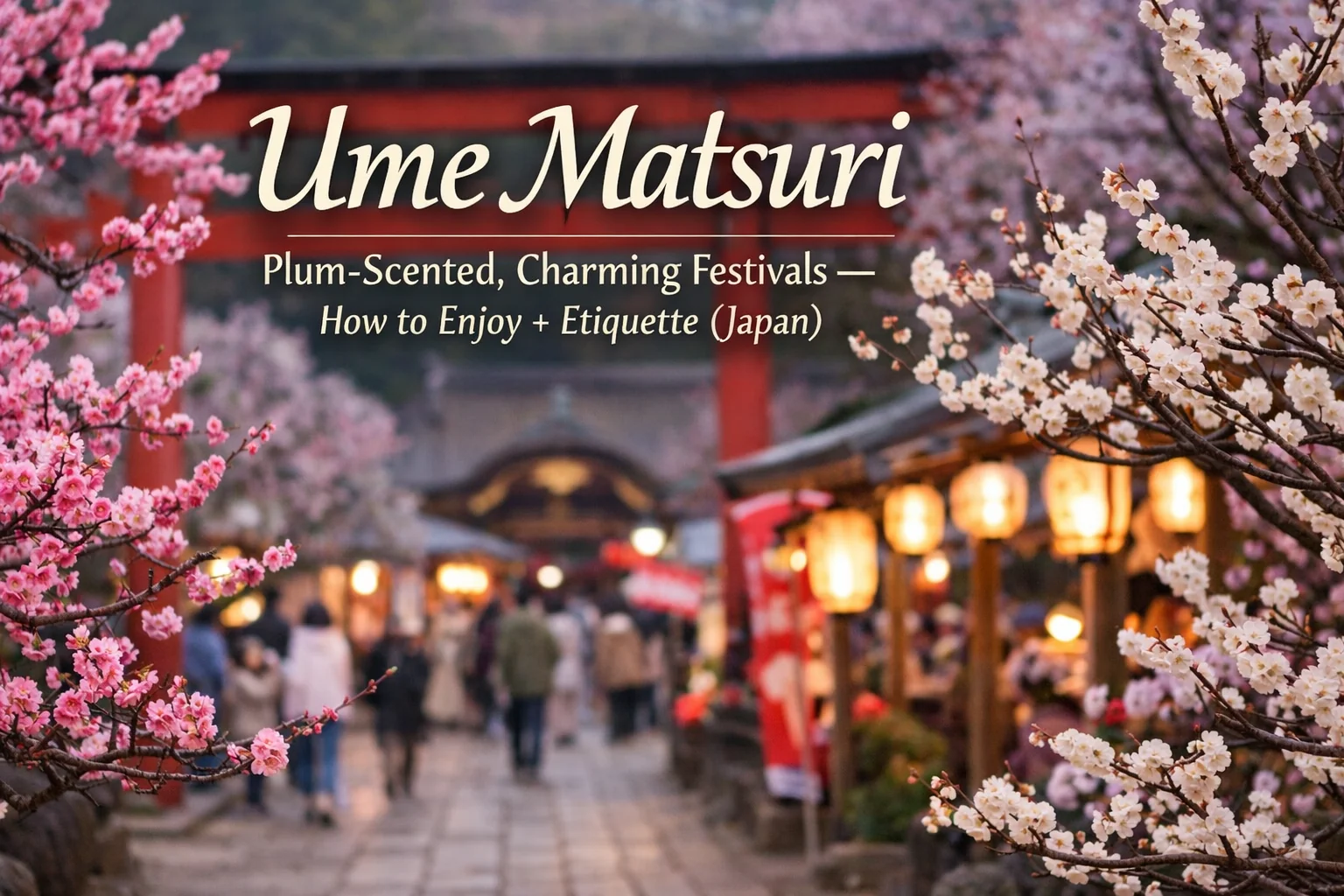Ume Matsuri: Plum-Scented Charming Festivals in Japan — How to Enjoy + Etiquette