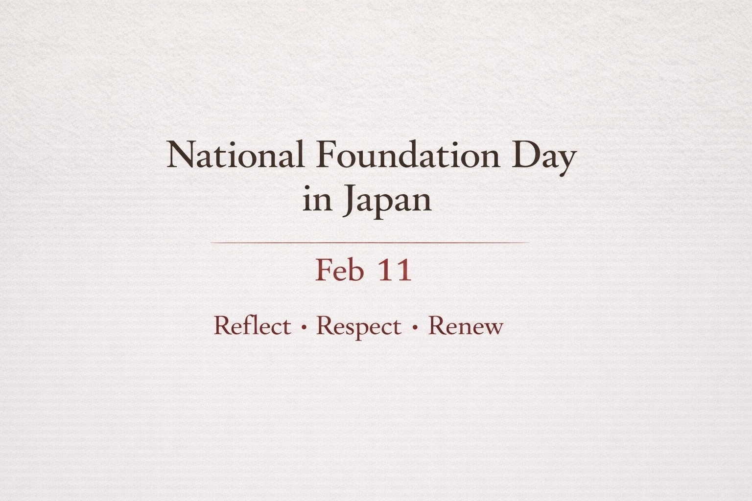 National Foundation Day in Japan: Meaning, History & Traditions