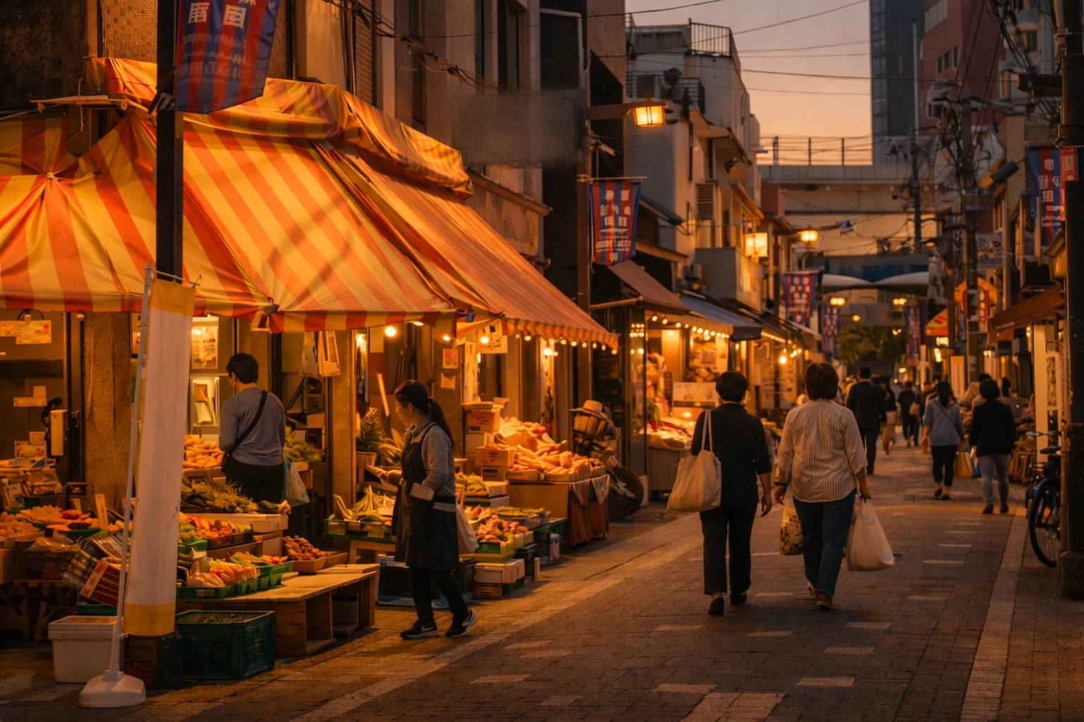 Japanese Shopping Streets (Shōtengai): Seasons & Community