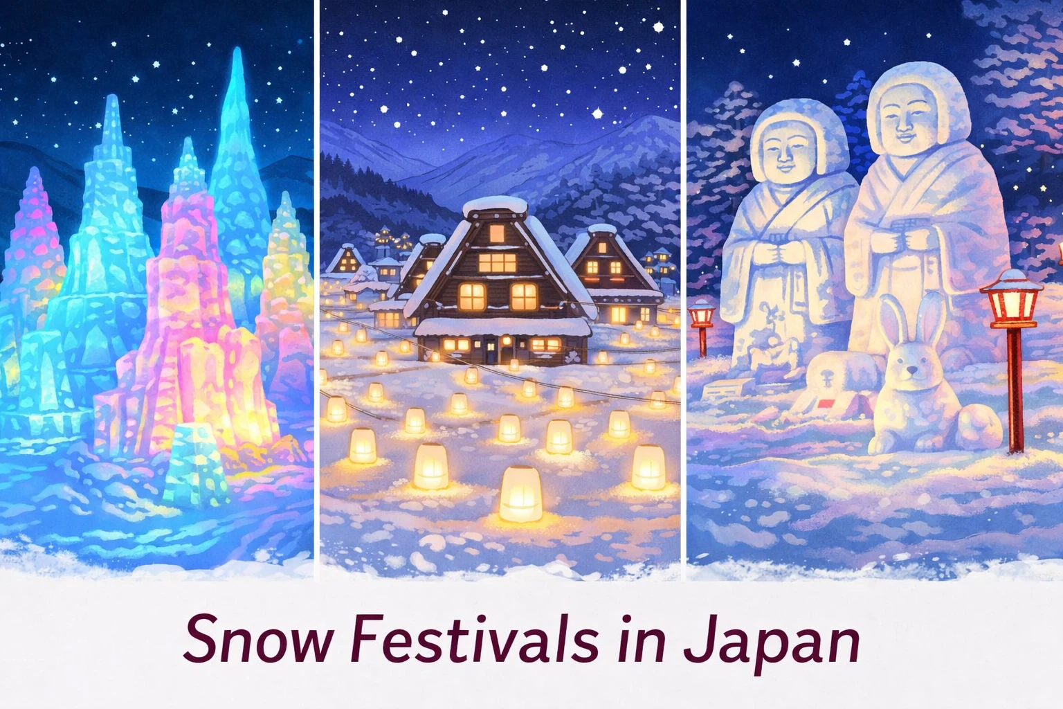 Snow Festivals in Japan: Nationwide Guide (Official Links in English)