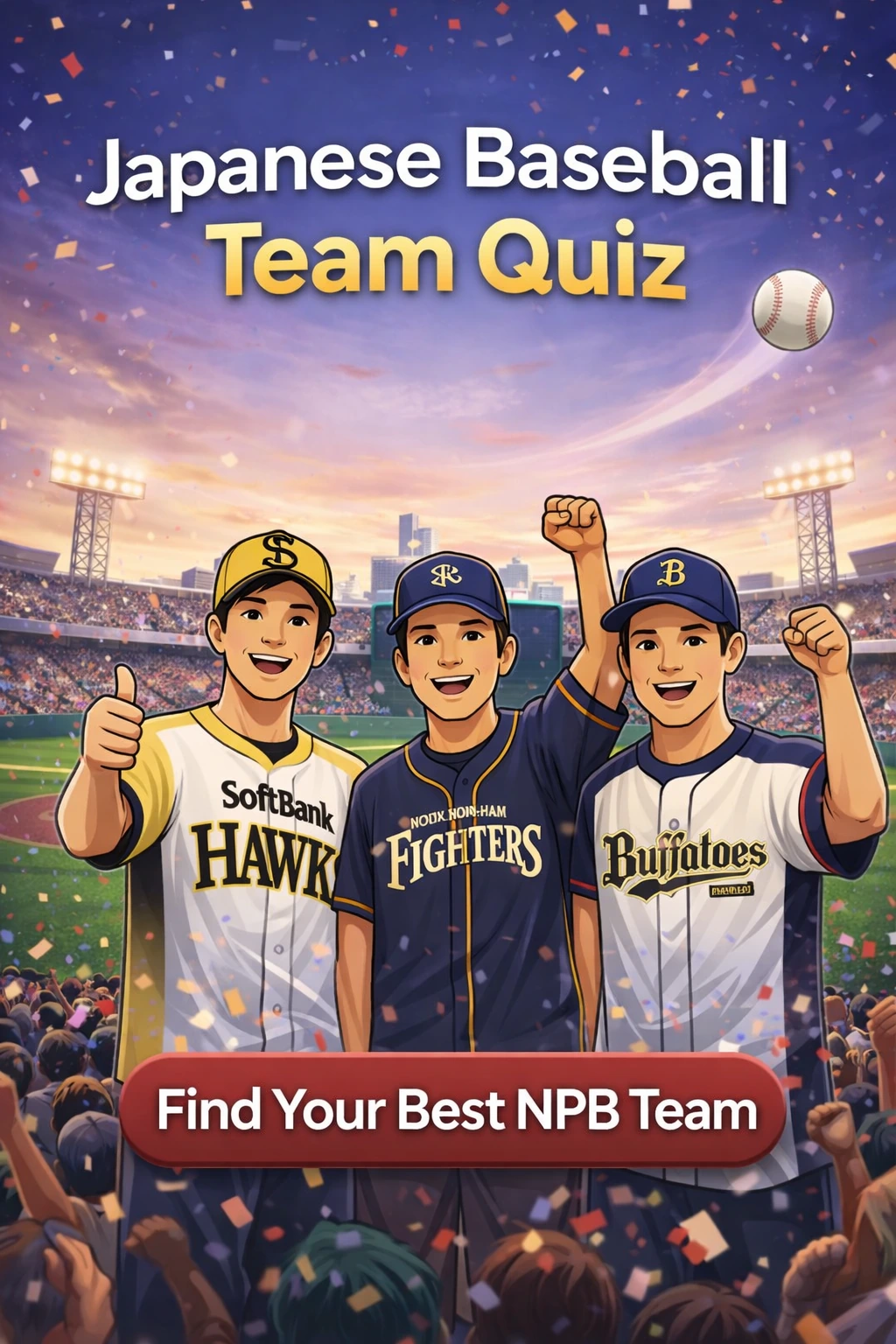 Japanese Baseball Team Quiz: Which NPB Team Fits You Best?